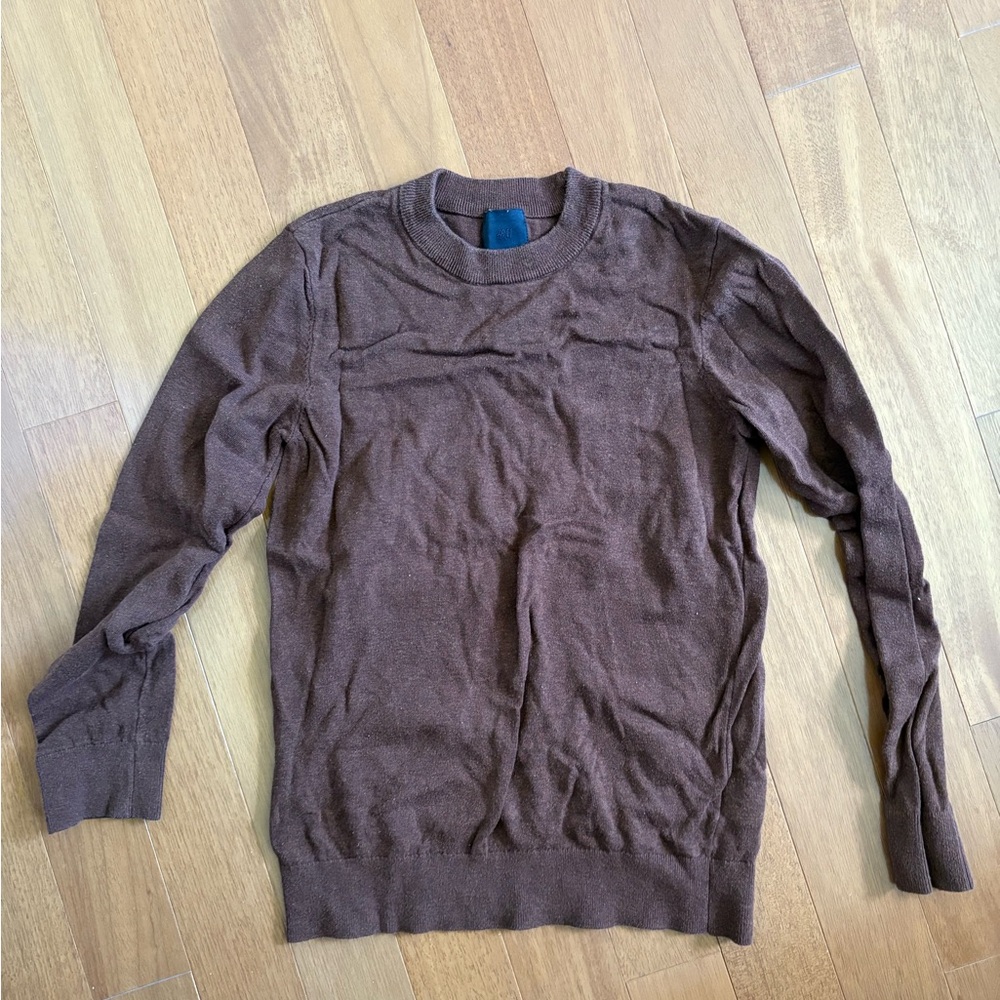 H&M Men's Chocolate Merino Sweater